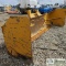 LOADER ATTACHMENT, BOX BLADE, 146IN, 4 1/2IN HOOPS. CUTTING EDGE DAMAGED