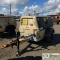 AIR COMPRESSOR, 2006 INGERSOLL RAND MODEL P185 WIR, 4CYL DIESEL ENGINE, TRAILER MOUNTED