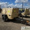 AIR COMPRESSOR, 2012 INGERSOLL RAND, MODEL P185 WJD-T4I, JOHN DEERE 4CYL DIESEL ENGINE, TRAILER MOUN