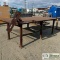 WELDING TABLE, STEEL CONSTRUCTION, 5FT X 10FT X 3/4IN TOP