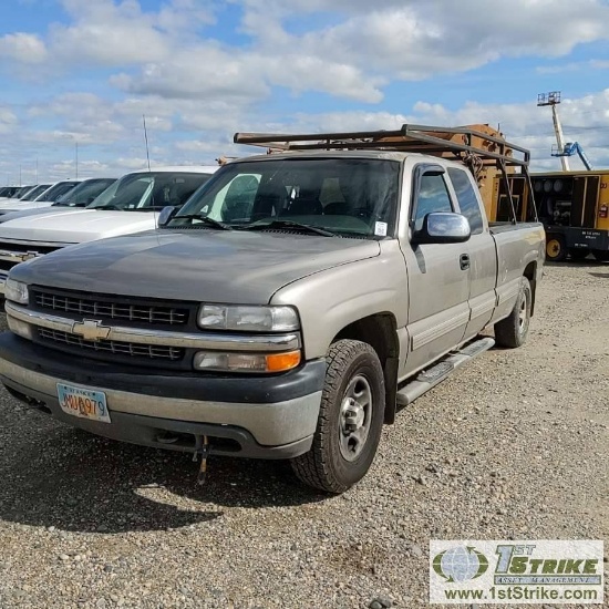 1999 CHEVROLET SILVERADO 1500 LS, 4.8L VORTEC, 4X4, EXTENDED CAB, LONG BED