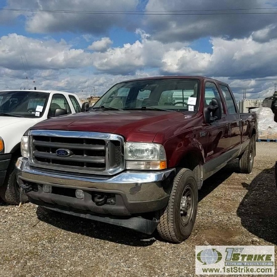 2004 FORD F-350 SUPERDUTY XLT, 6.0L POWERSTROKE, 4X4, CREW CAB, LONG BED. UNKNOWN MECHANICAL PROBLEM