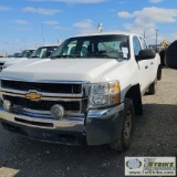 2008 CHEVROLET SILVERADO 2500HD LS, 6.6L DURAMAX, 4X4, CREW CAB, LONG BED. WEBASTO HEAT