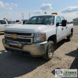 2012 CHEVROLET SILVERADO 2500HD LS, 6.6L DURAMAX, 4X4, CREW CAB, LONG BED. WEBASTO HEAT