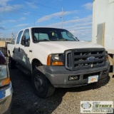 2006 FORD F350 SUPERDUTY XL, 6.0L POWERSTROKE, 4X4, CREW CAB, LONG BED. UNKNOWN MECHANICAL PROBLEMS