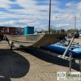 BOAT, G3, 18FT ALUMINUM CONSTRUCTION, EASY LOADER SINGLE AXLE TRAILER