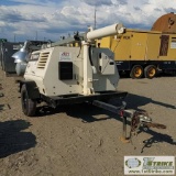 LIGHT PLANT, 2012 TEREX AL5, 4CYL ISUZU DIESEL, 20KW, 20KVA, TRAILER MOUNTED