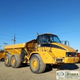 ARTICULATED HAUL TRUCK, 2002 CATERPILLAR 725, EROPS, 6X6, DUMP BED