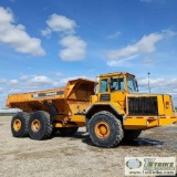 ARTICULATED HAUL TRUCK, 1997 VOLVO A35C, EROPS, 6X6, DUMP BED. PARTS MISSING, UNKNOWN MECHANICAL PRO