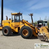 LOADER, 1987 JOHN DEERE 644D, EROPS, 6 CYL TURBO DIESEL,Â W/ PIN ON GPÂ BUCKET