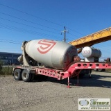 CONCRETE MIX TRAILER, 1997 MCNEILUS, 13YD, 150GAL WATER, EXTENDABLE FRAME, TANDEM AXLE