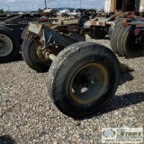 SEMI TRAILER CONVERTER DOLLY, SINGLE AXLE. NO TITLE