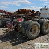 SEMI TRAILER CONVERTER DOLLY, TANDEM AXLE. NO TITLE