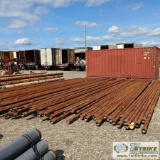 1 ASSORTMENT, DRILL PIPE, APPROX 90EA, ARCTIC PIPE 2 7/8 UT 6.40 L-80, APPROX 30FT LENGTHS
