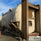 FLUID STORAGE TANK, STAND UP TYPE, APPROX 17000GAL, APPROX 186IN HIGH X 154IN WIDE, 288IN LONG, STEE