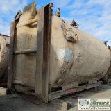 FLUID STORAGE TANK, STAND UP TYPE, APPROX 17000GAL, APPROX 186IN HIGH X 154IN WIDE, 288IN LONG, STEE