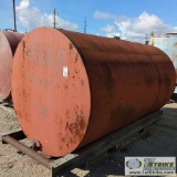 FUEL TANK, GREER 1500GAL, STEEL CONSTRUCTION, SKID MOUNTED