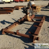 SKID WITH PIPING, STEEL CONSTRUCTION