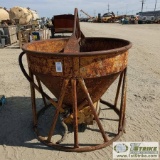 CONCRETE HOPPER, STEEL CONSTRUCTION