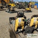 3 EACH. PLATE COMPACTORS, STAND UP TYPE, WACK BS60-2I, GAS MOTOR. PARTS MISSING