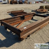 STEEL SKID, 5FT 8IN X 10FT 6IN X 22IN HIGH