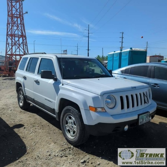 2011 JEEP PATRIOT, 2.4L GAS ENGINE, 4X4, 4-DOOR