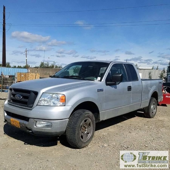 2005 FORD F-150 STX, 4.6L TRITON, 4x4, EXTENDED CAB, SHORT BED. UNKNOWN MECHANICAL PROBLEMS