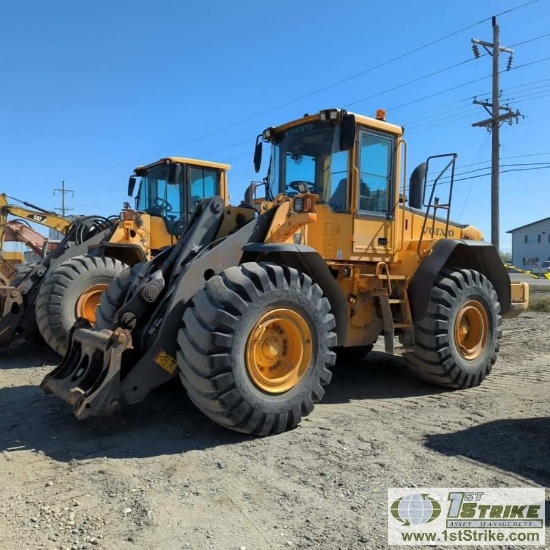 LOADER, 2007 VOLVO L120E, EROPS, ATTACHMENT QUICK CONNECT, AUXILIARY HYDRAULICS, AUTOMATIC GREASING
