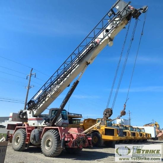 ROUGH TERRAIN CRANE, LINK-BELT RTC8075, 75 TON, EROPS, CAT 6.6 ACERT. WITH JIB, WHISPERWATT AUX GENE