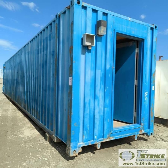 GREY WATER PROCESSING PLANT, PROCESSING SYSTEM BUILT BY LIFE WATER ENGINEERING, 40FT STEEL INSULATED
