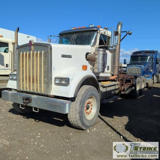 SEMI TRACTOR, 2009 KENWORTH W900, CUMMINS ISX-550, EATON FULLER TRANSMISSION, TANDEM REAR AXLES, 716