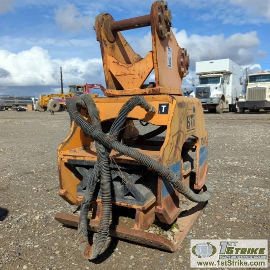 EXCAVATOR ATTACHMENT, HYDRAULIC COMPACTOR, BTI TC91S, FITS HITACHI ZX85 75, 75G