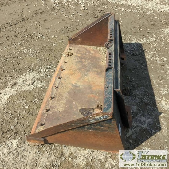 SKIDSTEER ATTACHMENT, GP BUCKET, MELROE, 60IN LOW PROFILE