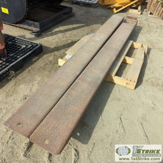 LOADER FORK EXTENSIONS, 10FT 1IN