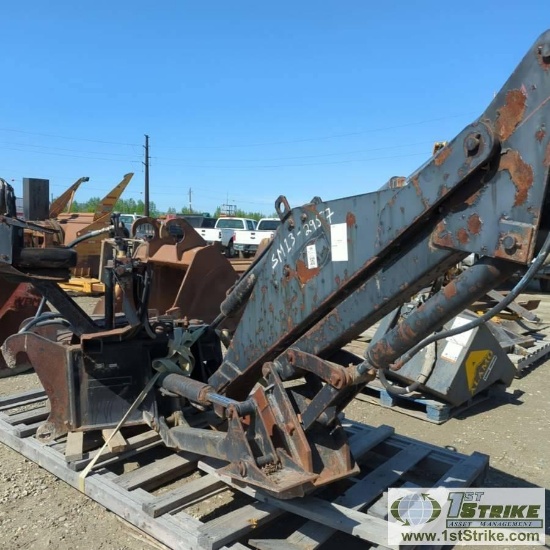 LOADER ATTACHMENT, WARE BACKHOE MODEL 345, QUICK CONNECT. FITS 1T28, 924G