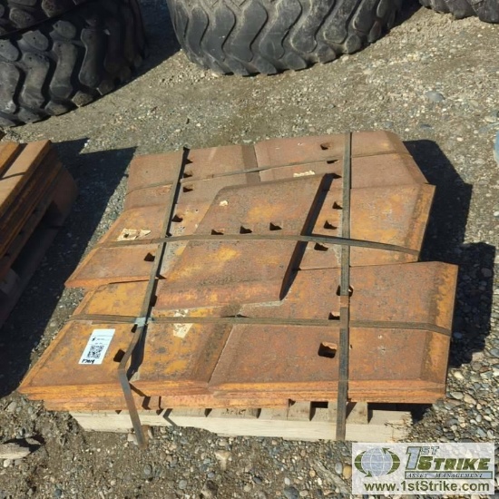 1 PALLET. CUTTING EDGES, CAT