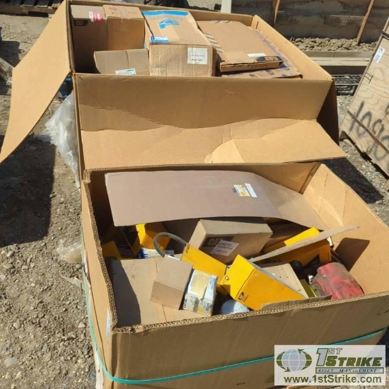 MISC HEAVY EUIPMENT AND TRUCK PARTS INCLUDING: GASKETS, SEALS, BELTS, HOSES, HEATERS, BRAKE DRUMS AN