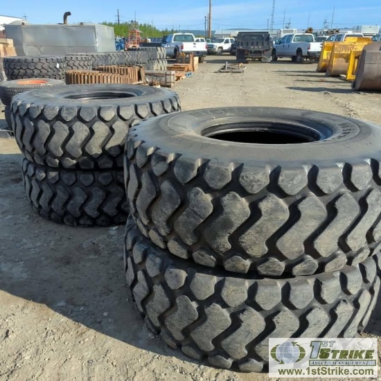 4 EACH. EQUIPMENT TIRES, 20.5R25 XHA, MICHELIN