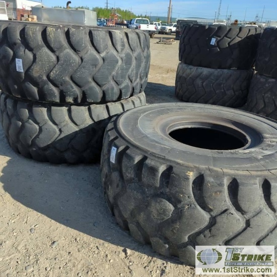 3 EACH. EQUIPMENT TIRES, 26.5R25, MICHELIN XHA
