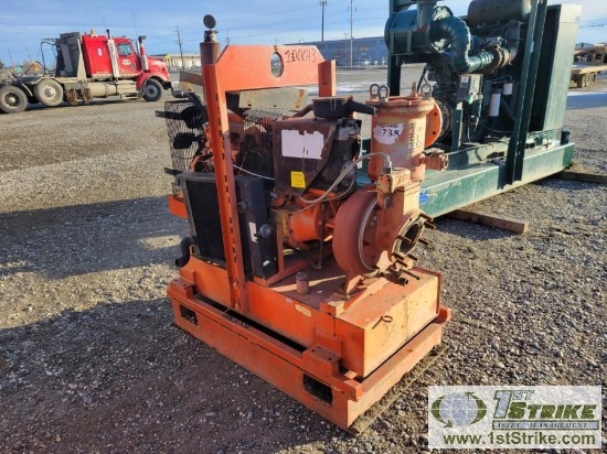 SUCTION PUMP, GOLDWIN DRI-PRIME CD 150, JOHN DEERE DIESEL ENGINE, SKID MOUNTED