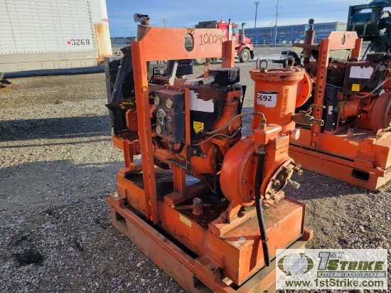 SUCTION PUMP, GOLDWIN DRI-PRIME CD 150, JOHN DEERE DIESEL ENGINE, SKID MOUNTED