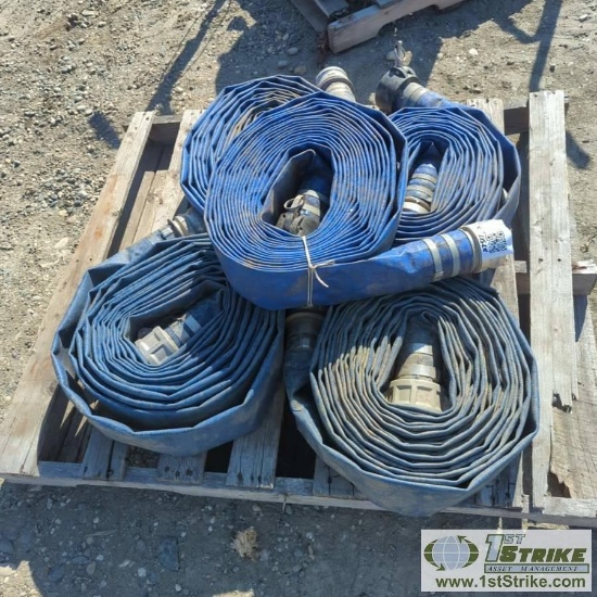 1 PALLET. DISCHARGE HOSE, 5EA 3IN
