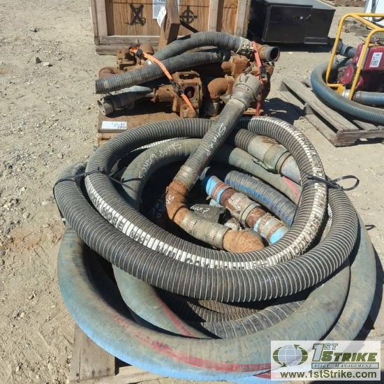 2 PALLETS. 3EA CARGO PUMPS FRAME MOUNTED, 1 PALLET HOSE