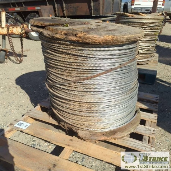 1 ROLL. ALUMINUM GUY WIRE CABLE
