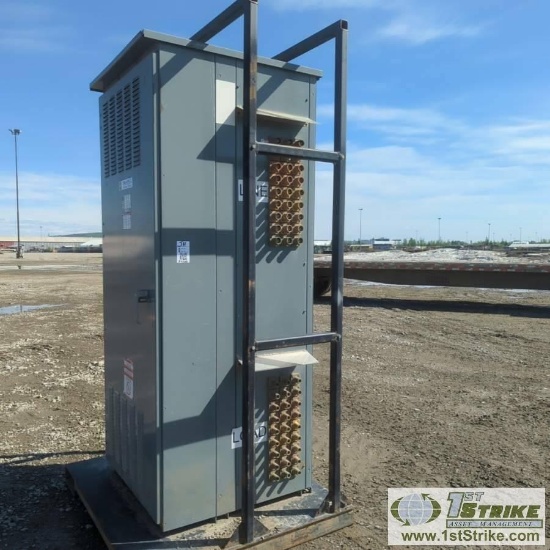 ELECTRICAL SWITCH GEAR SKID, SQUARE D ENCLOSURE, POWER PACT RG2000 BREAKER