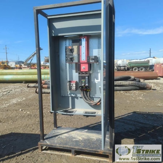 ELECTRICAL SWITCH GEAR SKID, SQUARE D ENCLOSURE, POWER PACT AND SQUARE D BREAKERS