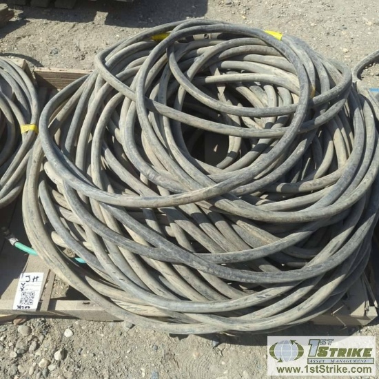 1 PALLET. MISC ELECTRICAL CABLE INCLUDING: TF CABLE 4.0 AWG 90C DLO 2 KVP-7K WITH QUICK CONNECT ENDS