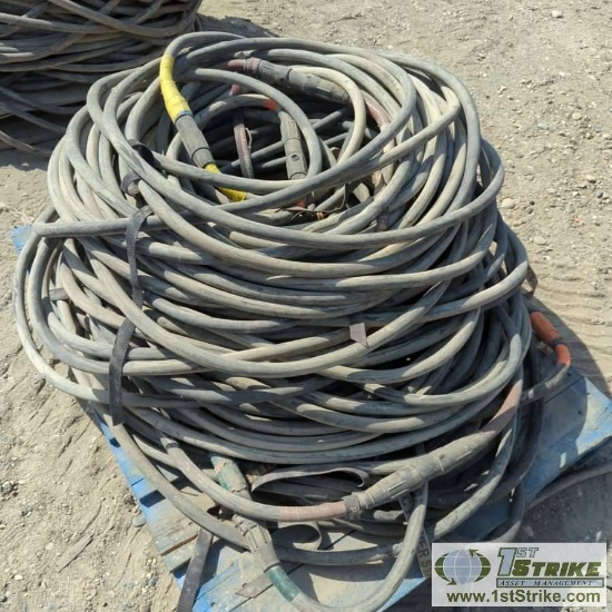 1 PALLET. MISC ELECTRICAL CABLE INCLUDING: TF CABLE 4.0 AWG 90C DLO 2 KVP-7K WITH QUICK CONNECT ENDS