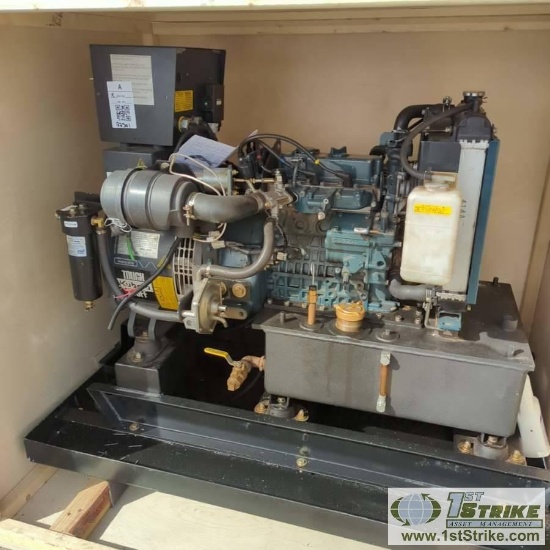 GENERATOR, KUBOTA KPG-6NG, 6.5KW, SINGLE PHASE, 60HZ, 120/240 VOLT, 3CYL KUBOTA NATURAL GAS ENGINE