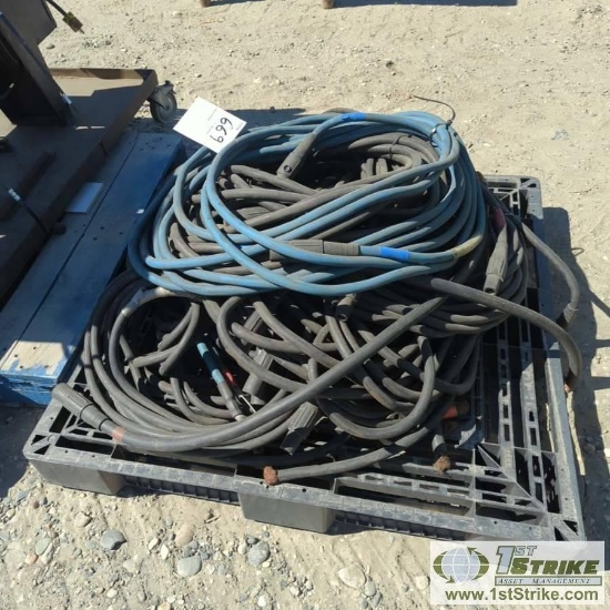 1 PALLET. WELDING LEADS